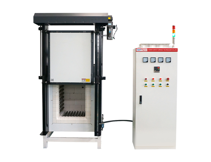 150L自動升降1400℃箱式爐